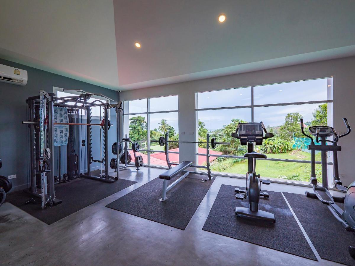 Villa Vigo With Gym And Tennis Court Koh Samui Exterior photo